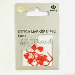 Stitch Marker Pin Cœurs Orange S