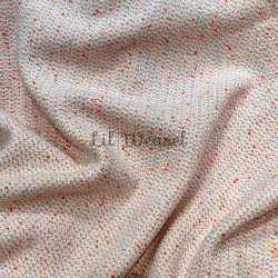 Tissu tweed rose clair