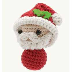 Kit Crochet Mini Santa Claus