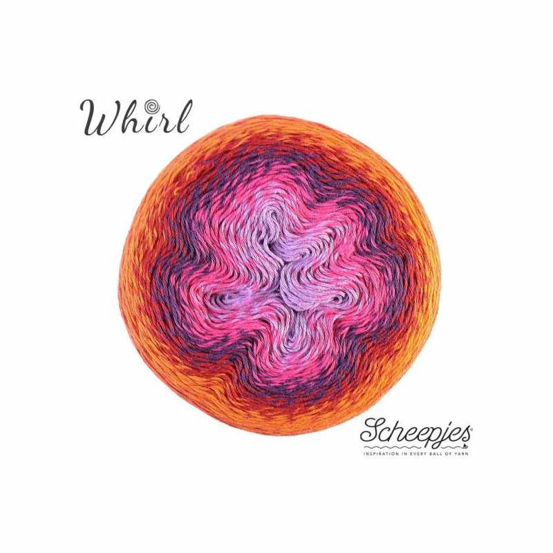 Whirl –  764 Red velvet sunrise