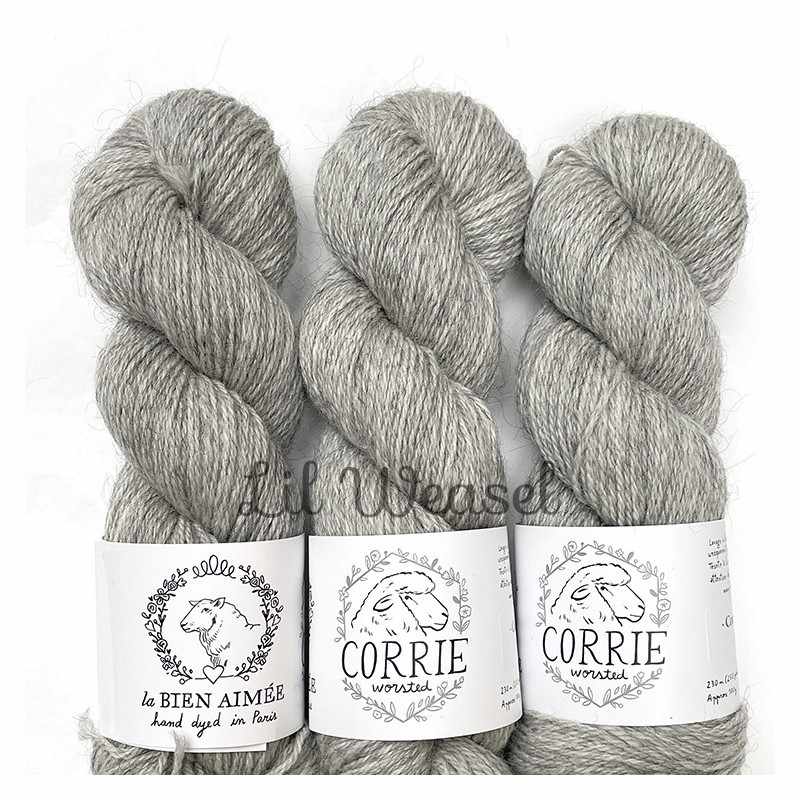 LBA CORRIE WORSTED FRENCH GREY